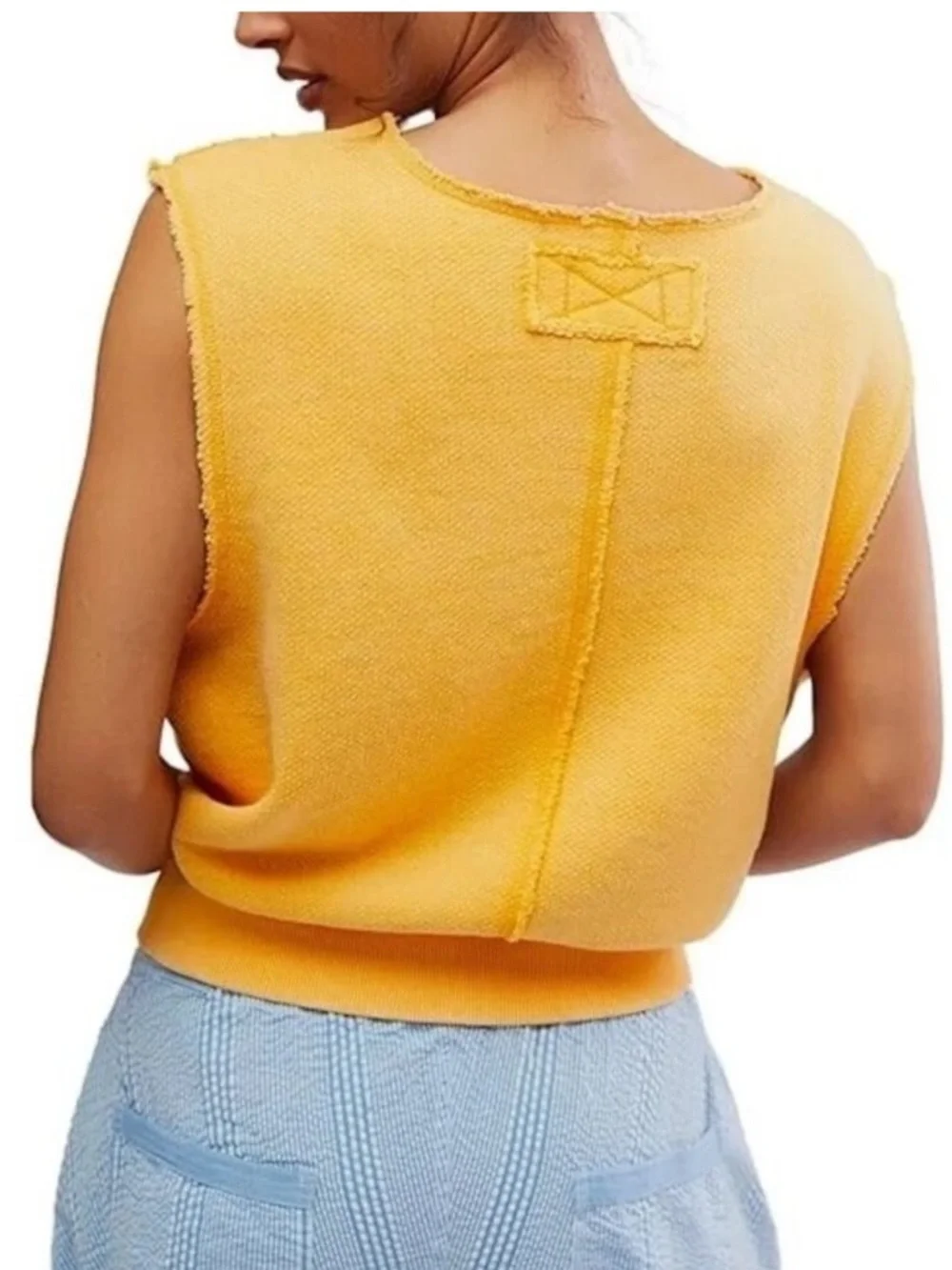 We The Free So Easy Muscle Tank in California Poppy - Picture 2 of 6